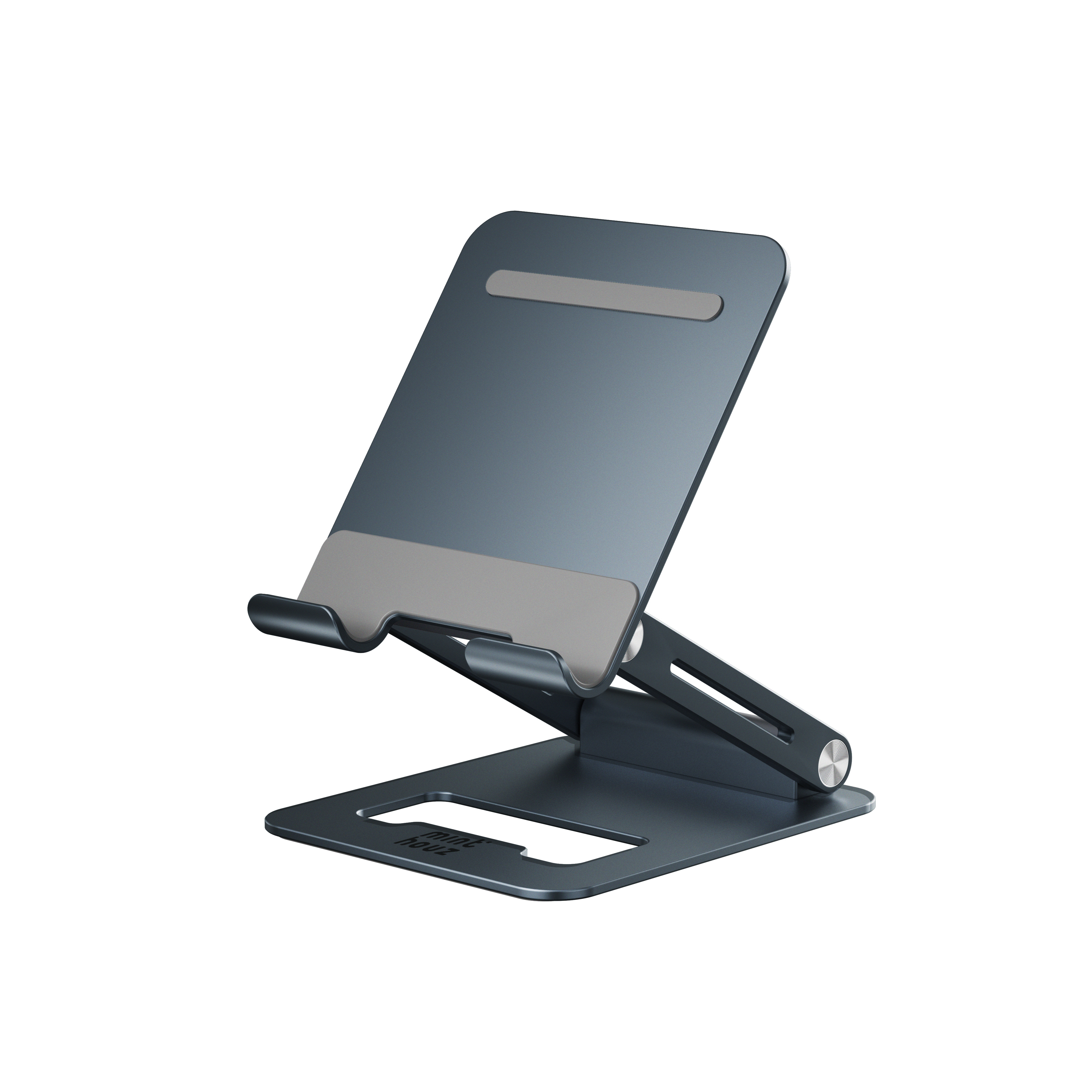 Minthouz Supporto Tablet Regolabile e Pieghevole - Supporto Telefono  Alluminio - Porta Tablet da Tavolo con Cuscinetti Antiscivolo Compatibile  con Tutti 4,7-12,9 Tablet/Smartphone (Grigio) : : Informatica